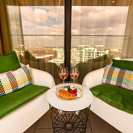 One Verdi Park Exclusive Apartments - Panoramic View & Private Parking Bucarest Exterior foto