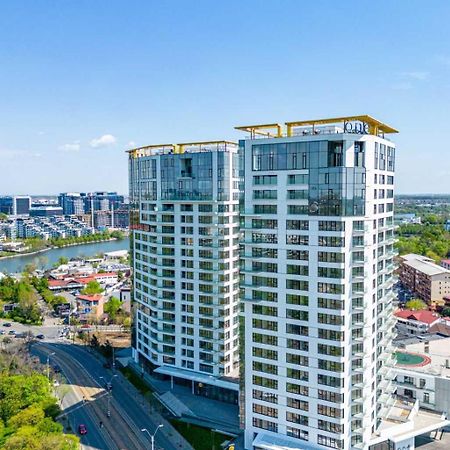 One Verdi Park Exclusive Apartments - Panoramic View & Private Parking Bucarest Exterior foto